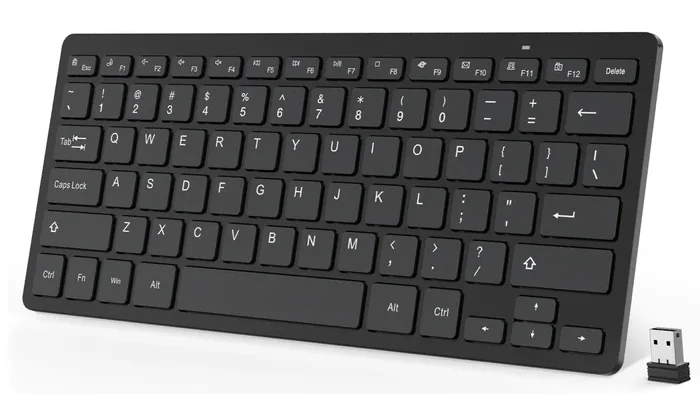 Wireless keyboard with USB bundle.