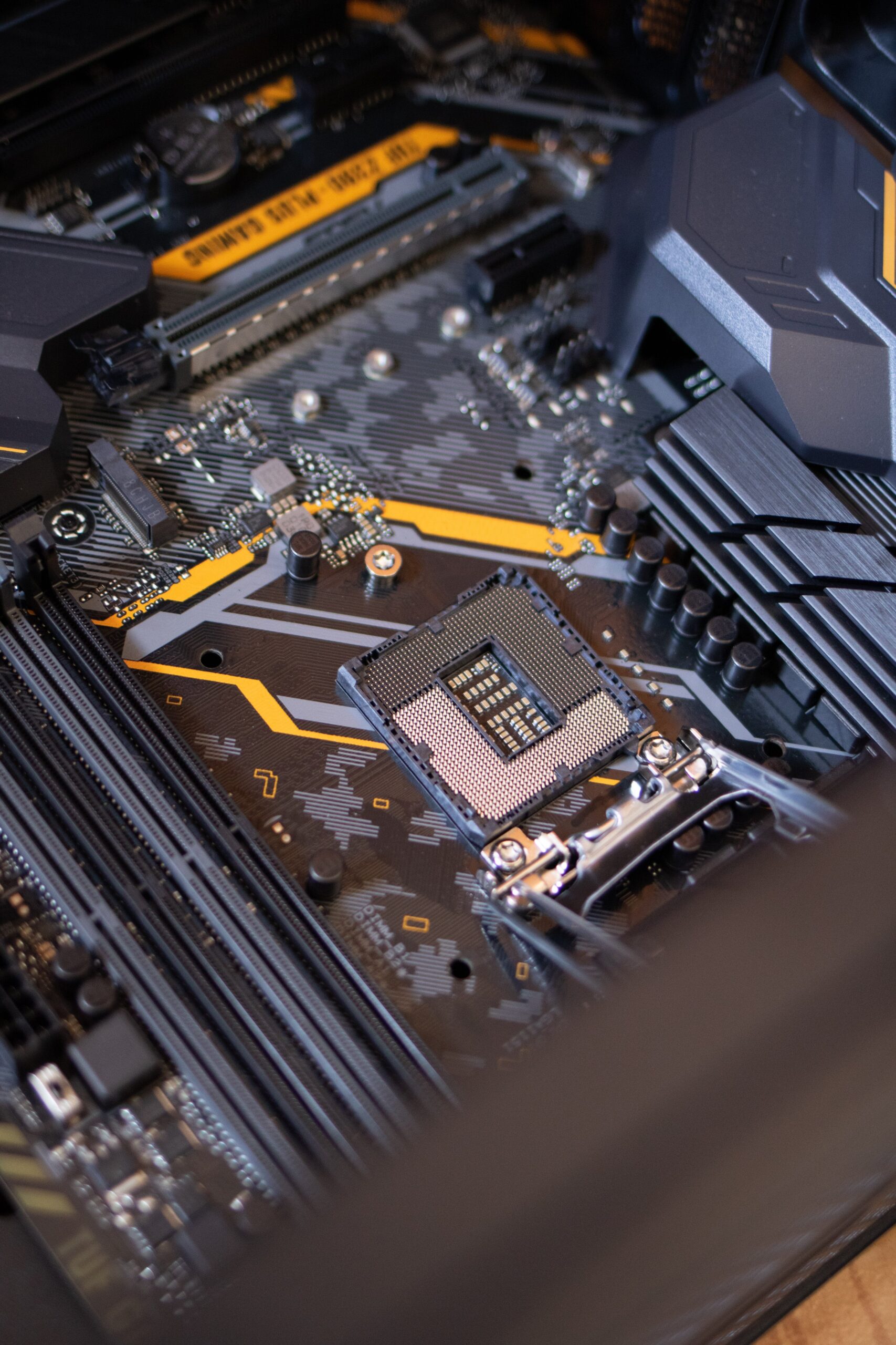 Gaming Motherboard in detail.