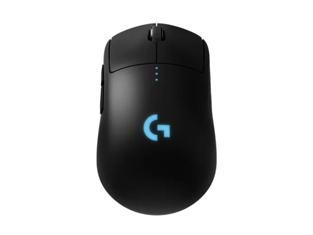 Logitech G PRO Wireless Gaming mouse top view